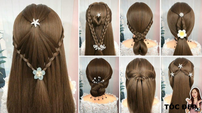35 Kiểu tết tóc đẹp đơn giản dễ làm cho bạn gái | Easy Braided Hairstyles For Girls #33
