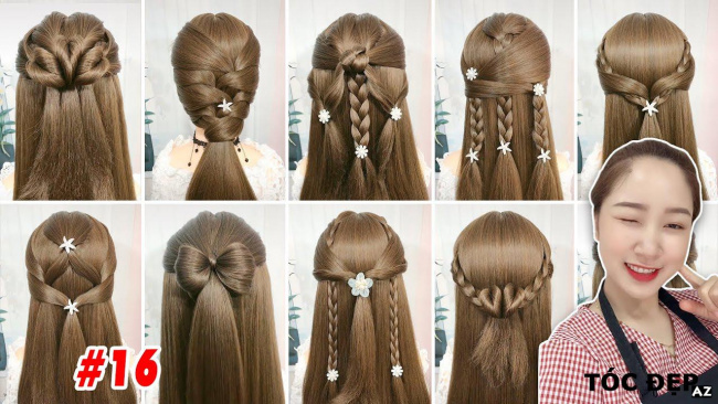 28 Cách Tết Tóc Đơn Giản Tuyệt Đẹp Đi Học Đi Chơi | Các kiểu tóc đẹp cho  bạn gái | New Hairstyle #16 - ALONGWALKER