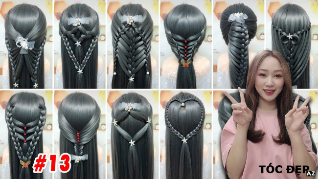 blog, 26 cách tết tóc đơn giản tuyệt đẹp đi học đi chơi | các kiểu tóc đẹp cho bạn gái | new hairstyle #13