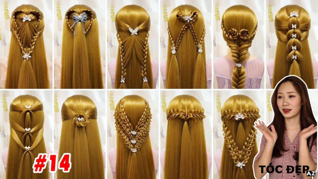 blog, 28 cách tết tóc đơn giản tuyệt đẹp đi học đi chơi | các kiểu tóc đẹp cho bạn gái | new hairstyle #14