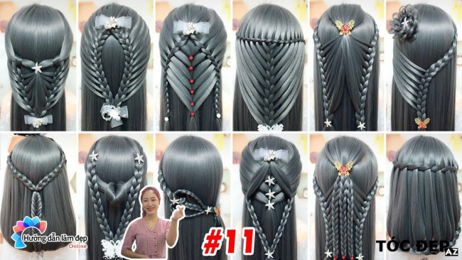 26 Cách Tết Tóc Đơn Giản Tuyệt Đẹp Đi Học Đi Chơi | Các kiểu tóc đẹp cho bạn gái | New Hairstyle #11