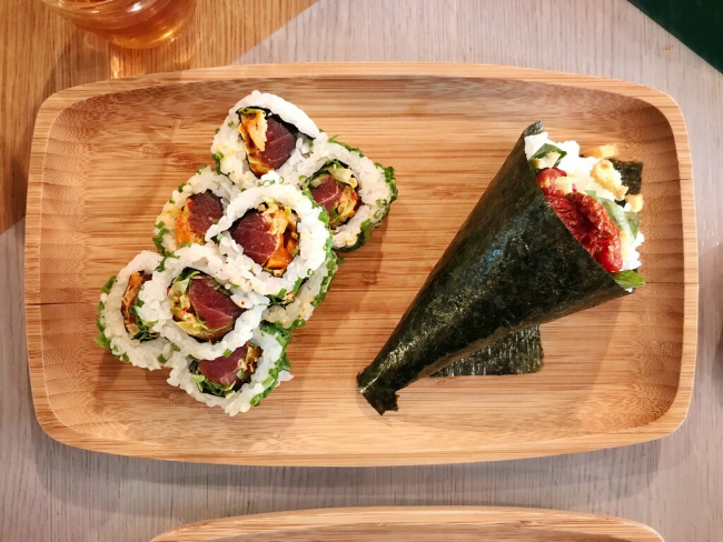 sushi, nhật bản, sushi hình nón temaki sushi là gì?