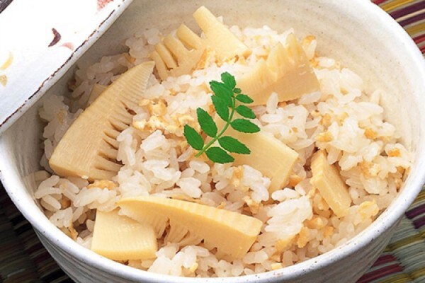 cơm, nhật bản, takenoko gohan – cách làm món cơm măng nhật bản