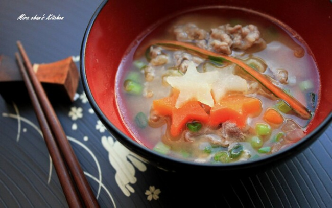 soup, canh, nhật bản, butajiru – súp miso thịt heo ngon miệng kiểu nhật bản