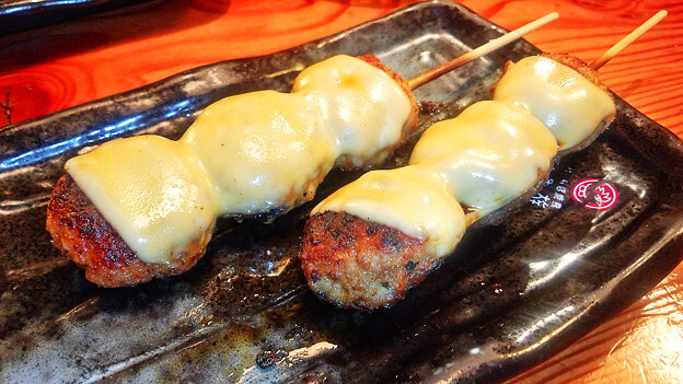 món nướng, nhật bản, tsukune – thịt gà viên nhật bản