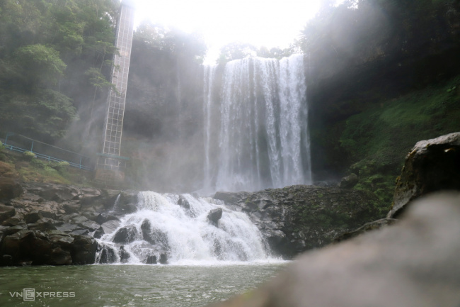 dambri . waterfall, explore dambri . falls, lam dong, a day at dambri. falls