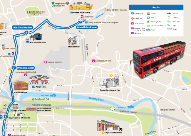 Bản đồ xe bus Đài Bắc cần thiết cho mỗi lần di chuyển