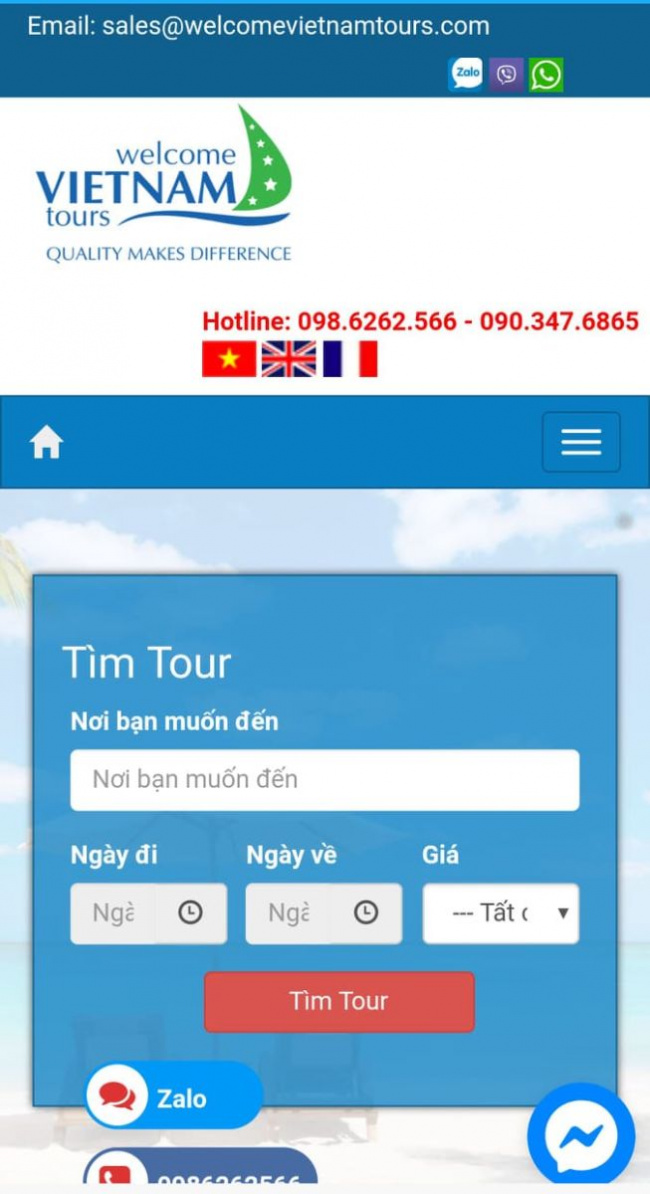 Dulichchaovietnam.com - dịch vụ du lịch giá rẻ không ngờ
