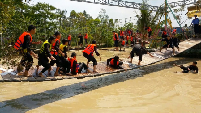 vui chơi mệt nghỉ cùng happy land hùng thy - khu vui chơi miệt vườn