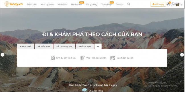 Gody.vn - Mạng xã hội du lịch Việt Nam Khám phá ngay