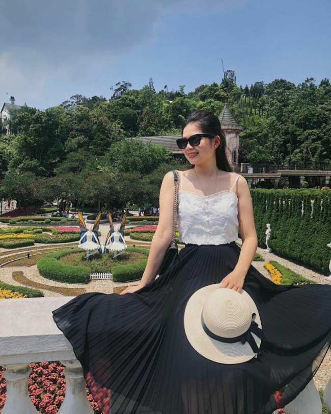 Check in siêu đẹp tại Vườn hoa Le Jardin D’Amour Đà Nẵng