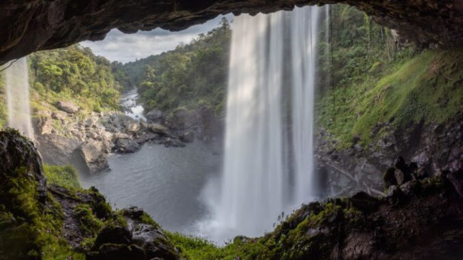 gia lai tourism, hang en waterfall, tay nguyen tourism, waterfall k50, k50 waterfall is the most beautiful season