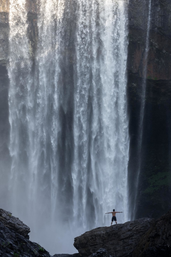 gia lai tourism, hang en waterfall, tay nguyen tourism, waterfall k50, k50 waterfall is the most beautiful season