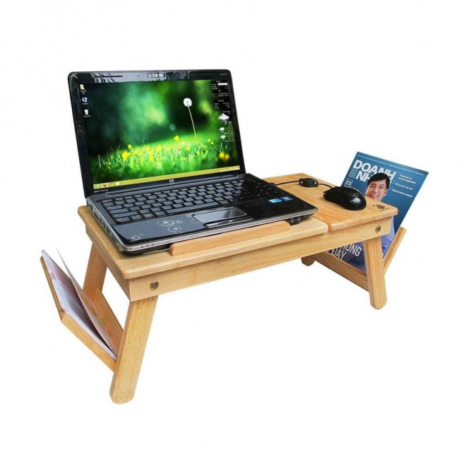 review top 5 bàn để laptop nhỏ gọn, tiện lợi, tích hợp nhiều tính năng hiện đại