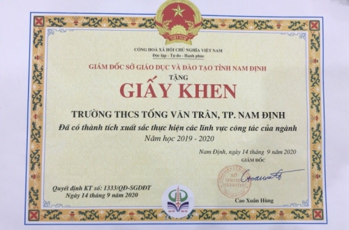 5 Trường THCS tốt nhất tỉnh Nam Định