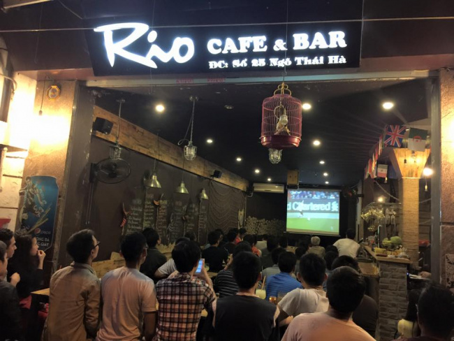 “đón bão” với top 7 quán cafe xem bóng đá hà nội cực đã