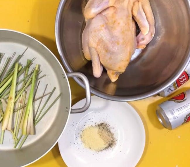 cách làm món gà hấp bia thơm ngon vàng ươm