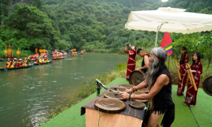 ninh binh, ninh binh tourism, trang an complex - ninh binh, trang an festival, trang an tourism, thousands of people attended the opening of trang an festival