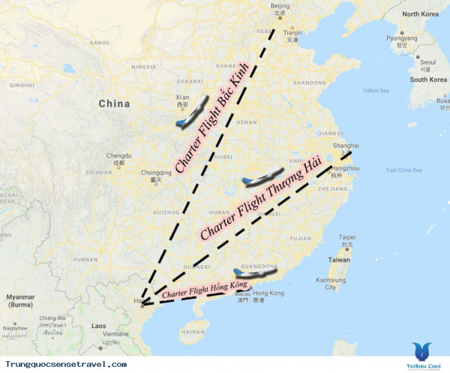 Đi Du lịch Trung Quốc với Charter Flight