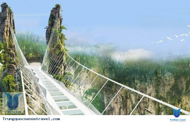 Cầu sàn kính dài nhất thế giới - Trung Quốc