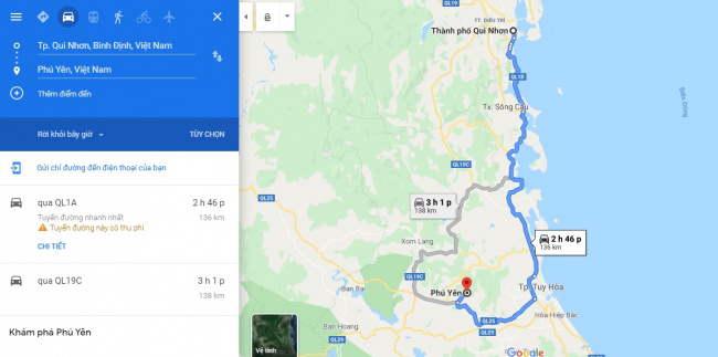 Từ Quy Nhơn đi Phú Yên bao nhiêu km? Gợi ý phương tiện di chuyển thuận tiện nhất
