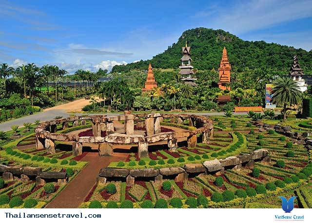 Vẻ đẹp tiềm ẩn của khu du lịch sinh thái Nong Nooch tại Thái Lan