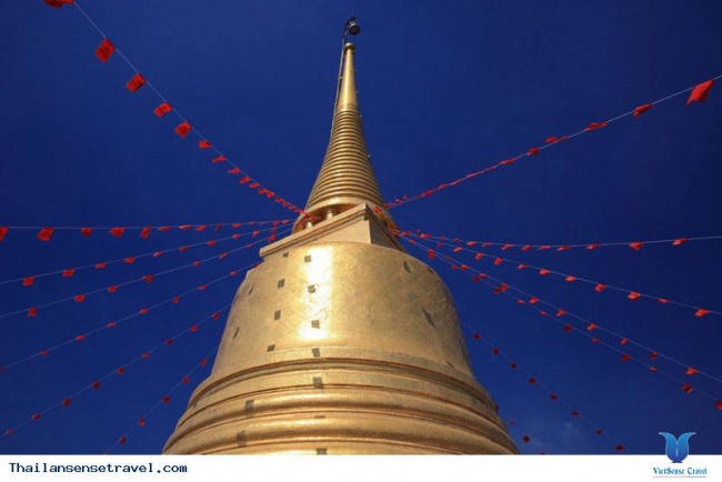 khám phá chùa núi vàng wat saket ở bangkok, thái lan