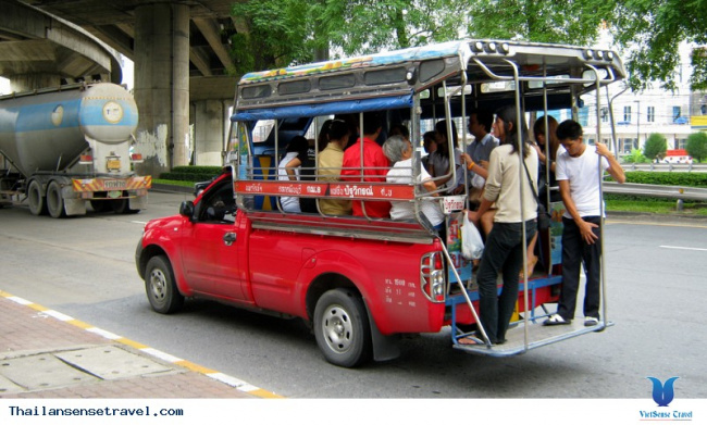 Ghé Thái Lan, đừng quên trải nghiệm Songthaew (Song Thẻo)