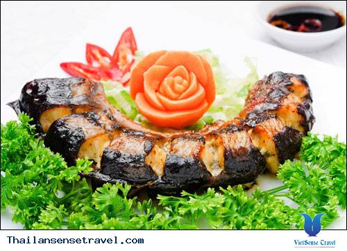 Món cá chình nướng nổi tiếng Thái Lan