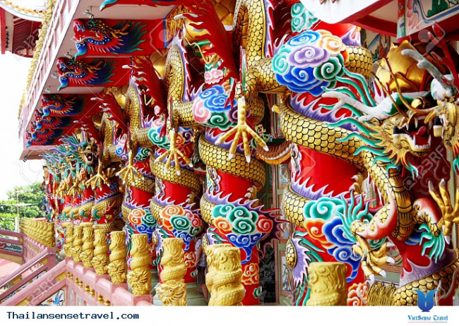 Ghé thăm ngôi chùa mang đậm dấu ấn Trung Quốc trên đấ Thái