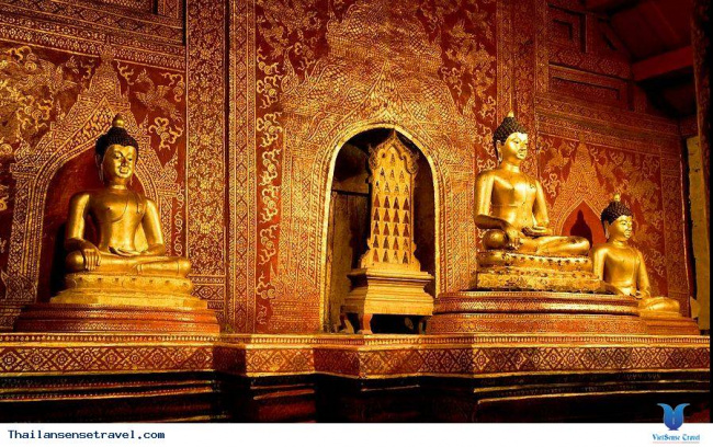 chùa wat phra singh chiang mai thái lan