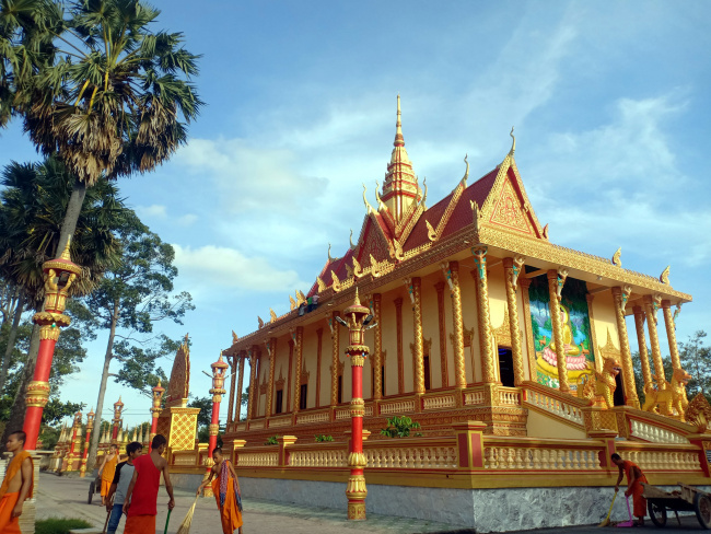 Chùa Xiêm Cán – Ngôi chùa Khmer đẹp nhất Bạc Liêu