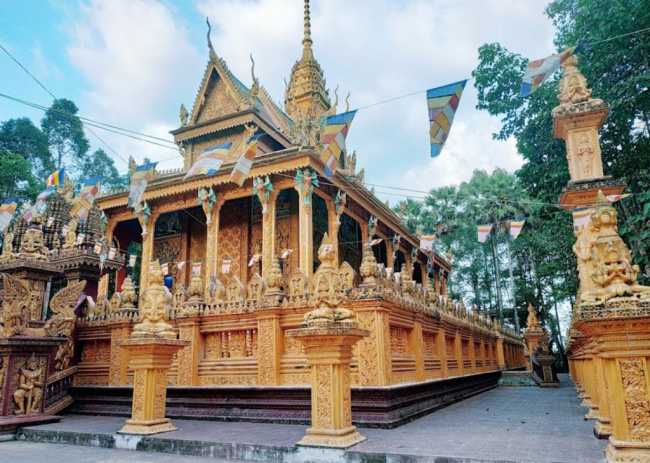 Chùa Phù Ly – Ngôi chùa Khmer tuyệt đẹp trên đất Vĩnh Long