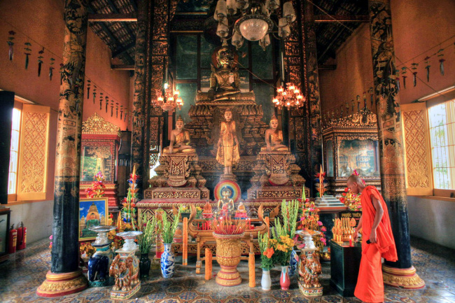 điểm du lịch tâm linh sóc trăng, địa điểm du lịch sóc trăng, chùa khmer ở sóc trăng, chùa kh'leang, chùa kh’leang sóc trăng – di tích kiến trúc nghệ thuật quốc gia