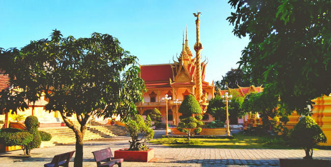 điểm tham quan an giang, điểm du lịch tâm linh an giang, chùa xà tón, chùa xà tón – ngôi chùa khmer cổ xưa của an giang