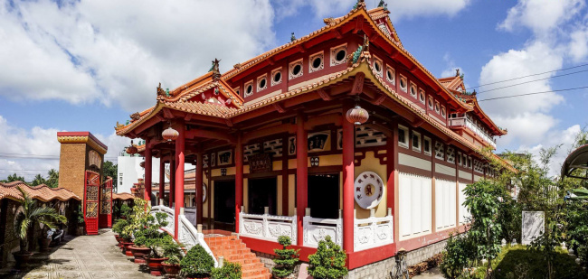 chùa kim huê, các chùa ở đồng tháp, chùa kim huê – ngôi chùa tuyệt đẹp bên rạch cái sơn