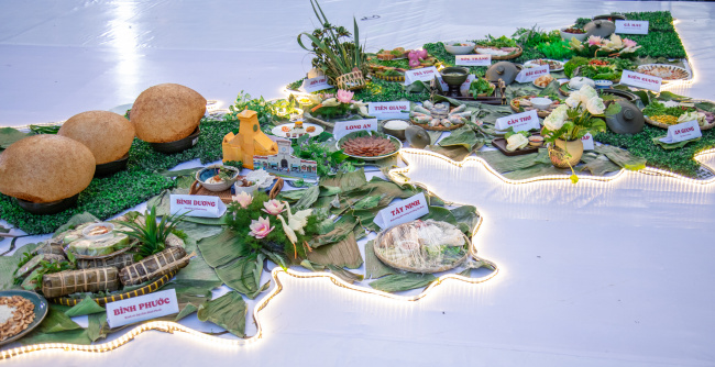 delicious vietnamese food, set a record, vietnam record, a close-up of the culinary map of 63 vietnamese delicacies has just set a record