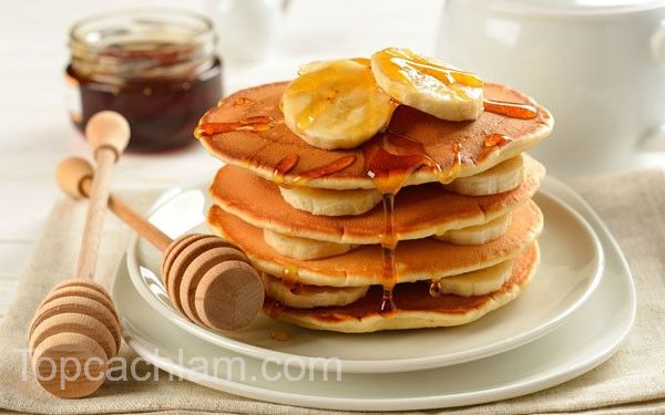 cách làm bánh pancake, cách làm, cách làm bánh pancake thơm ngon đơn giản