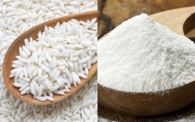Bột gạo và bột mì có giống nhau không ?