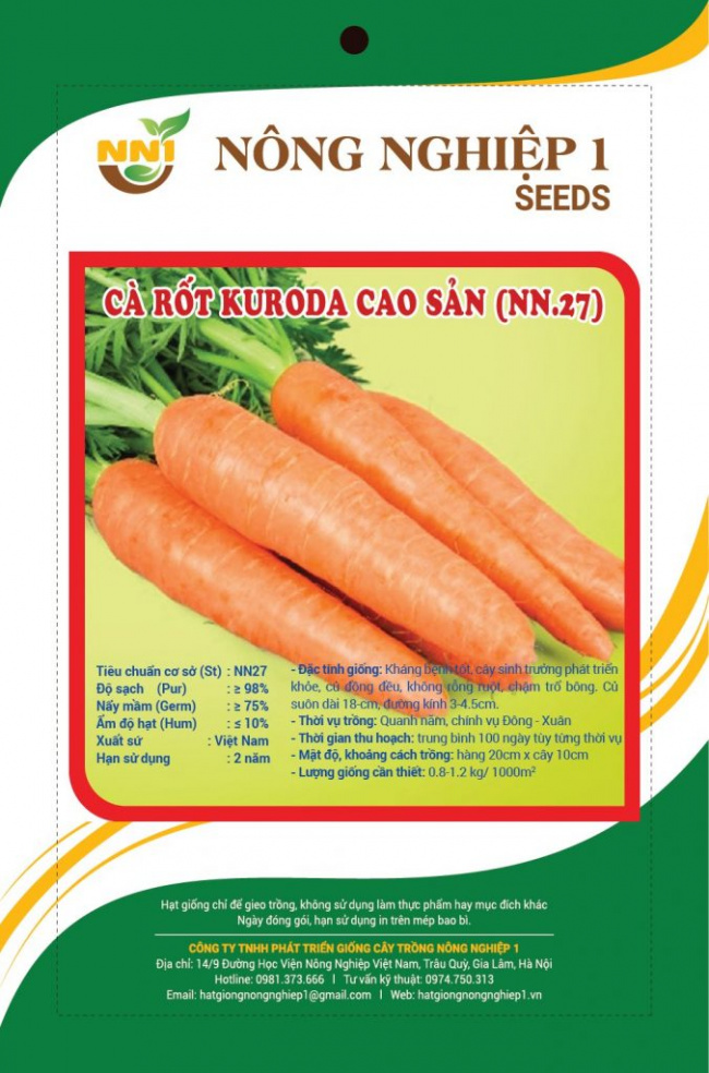 Hướng dẫn bạn cách gieo trồng hạt giống cà rốt