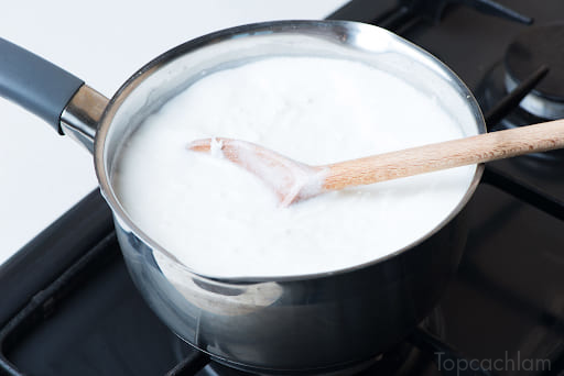 kem sữa dừa, kem dừa, cách làm kem sữa dừa, cách làm kem, cách làm kem sữa dừa thơm ngon béo ngậy