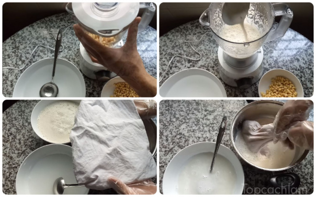 tào phớ nước đường, cách làm tào phớ, cách làm chè, cách làm tào phớ nước đường đơn giản tại nhà