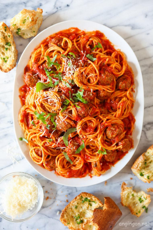 Cách làm Mì Spaghetti thịt viên
