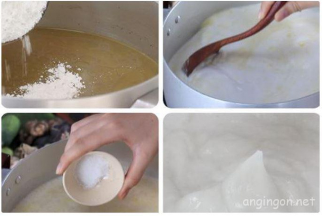 bột gạo, bột năng, thịt heo, cách làm bánh giò nóng đơn giản và dễ làm tại nhà