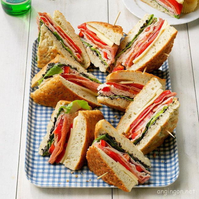 Cách làm bánh mì kẹp sandwich