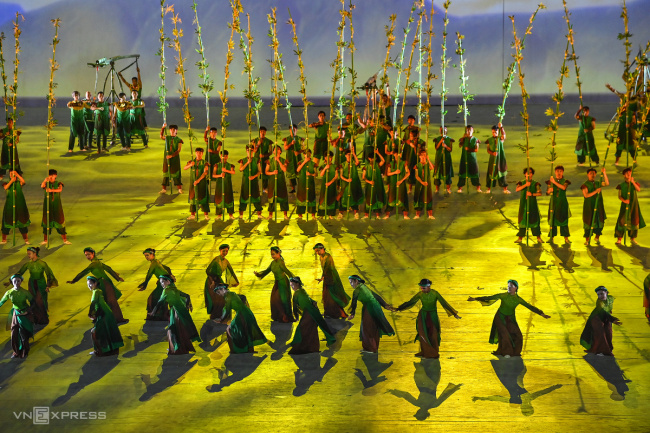 hanoi, rehearsal of the opening ceremony of seagame 31, rehearsal of the opening ceremony of the 31st sea games