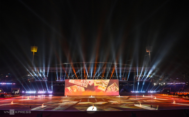 hanoi, rehearsal of the opening ceremony of seagame 31, rehearsal of the opening ceremony of the 31st sea games