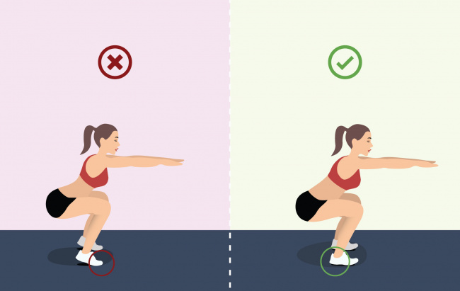 4 lỗi thường gặp khi tập squat