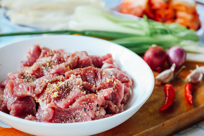 cách làm canh kim chi thịt bò cực dễ, cay ngon, nóng hổi ăn là ngất ngây