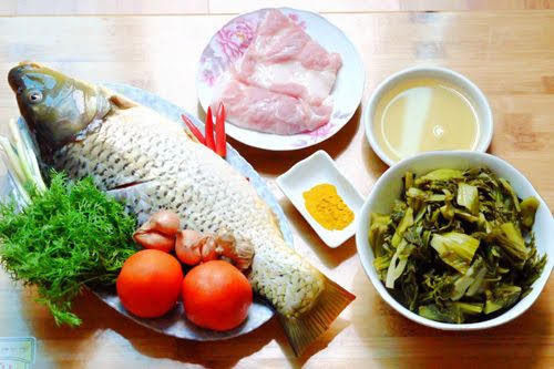 công thức chuẩn cho món cá chép om dưa thơm ngon